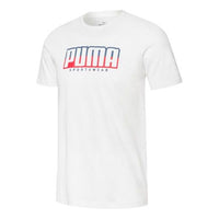 PUMA Athletics Logo Tee 'White' 583831-02