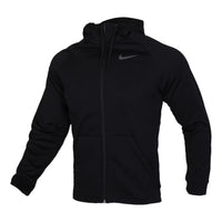Nike Casual Sports hooded Running Jacket Black AQ5239-010