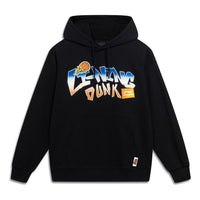 Li-Ning Hoops Cartoon Graphic Hoodie 'Black' AWDT551-4