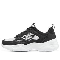 (WMNS) Skechers D'lites Airy 3.0 'White Black' 896073-BKW