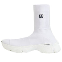 (WMNS) Balenciaga Speed 3.0 High-Top Running Shoes White 654466W2DN29000