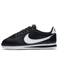(WMNS) Nike Classic Cortez Leather 'Black White' 807471-010
