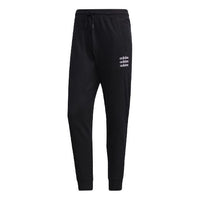 adidas neo Logo Pattern Bundle Feet Casual Sports Pants Black GJ8938