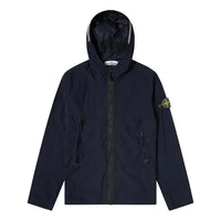 STONE ISLAND Nylon Garment Dyed Hooded Jacket 'Navy' 741540131-V0020