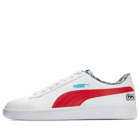 PUMA Smash V2 'Me Happy - White Red' 386396-01