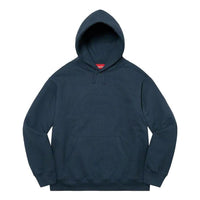 Supreme Satin Appliqu Hooded Sweatshirt 'Navy White' SUP-FW22-438