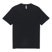 Men's adidas originals Solid Color Round Neck Short Sleeve Black T-Shirt HS8888