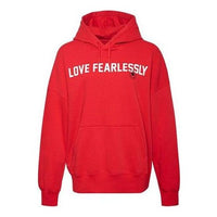 (WMNS) Converse Love The Progress 2.0 Oversized Pullover Hoodie 'Red' 10020734-A02