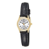 CASIO Brown Leather quartz Watch Business Silver Analog LTP1094Q-7B2