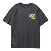 Li-Ning x Disney Donald Duck Cartoon Printing Tee 'Black Grey' AHSR546-2