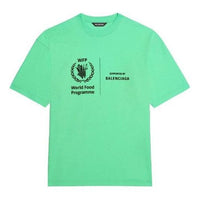Balenciaga x WFP T-Shirt Medium Fit 'Green' 612966THV844162
