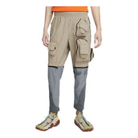 Men's Nike ISPA Series Big Pocket Zipper Detachable Pants Casual Long Pants/Trousers Khaki DD3796-247