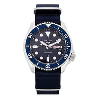 Men's SEIKO Canvas Blue No. 5 Series Watch SRPD51K2