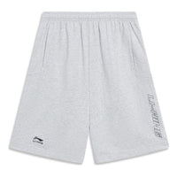 Li-Ning Graphic Straight Shorts 'Grey' AKST073-3