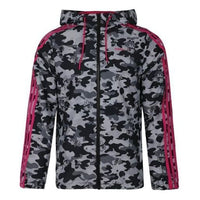 adidas neo M Radio W WB Camouflage hooded Sports Jacket Black FU3597