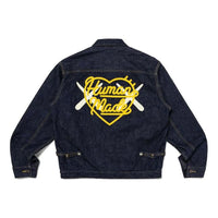 HUMAN MADE x KAWS Made Denim Work Jacket 'Navy' XX26JK001