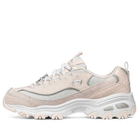 (WMNS) Skechers D'lites 1.0 Running Shoes White/Pink 12241-PKW