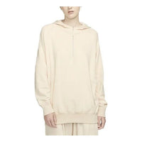 (WMNS) Nike Solid Color Knit Hoodie Yellow DM8944-790