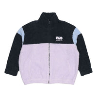 (WMNS) adidas Neo Fleece Jacket 'Purple Black Teal' GU0838