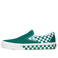 Vans Classic Slip-On 'Sidewall Check - Ultramarine Green' VN0A38F7RA7