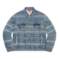 Supreme Layered Denim Trucker Jacket 'Teal' SUP-FW22-779