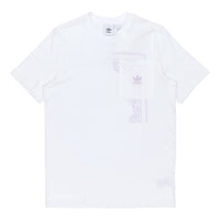 adidas originals Cashew Printing Big Pocket Short Sleeve White DX3657