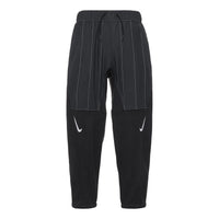 (WMNS) Nike Casual Logo Solid Color Bundle Feet Sports Pants/Trousers/Joggers Black DD5615-010