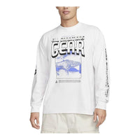 Nike ACG Graphic Long Sleeve T-Shirt Asia Sizing 'White' FQ3730-121