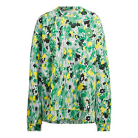 (WMNS) adidas by Stella McCartney Floral Print Sweatshirt 'Green' HG1932