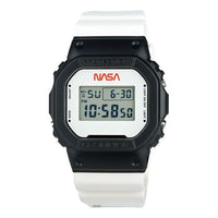 CASIO G-Shock Square 'White Black' DW-5600NASA21