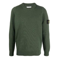 STONE ISLAND Classic Badge Sweater 'Green' 7715508A3-V0058
