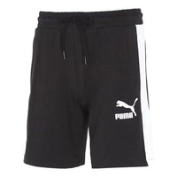 PUMA Casual Sports Breathable Lacing Shorts Black 531358-01