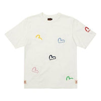 Palace X Evisu Multi Pocket T-Shirt Egret Logo T-Shirt 'White' P21EVTS001