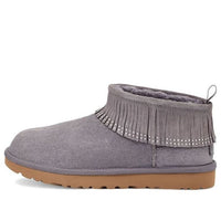 (WMNS) UGG Ultra Mini Fringe Bling 'Purple Grey' 1121576-SHA