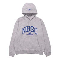 New Balance Logo Print Hoodie 'Grey Blue' 5CC44353-MGR