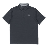 Men's Under Armour Playoff Golf Sports Thin and light Breathable Loose Short Sleeve Polo Shirt Black 1351131-001