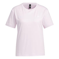 (WMNS) adidas Short Sleeve Cotton Top 'Pink' IP7098