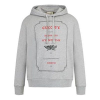 Gucci Hypnotism Graphic Hooded Sweatshirt 'Grey' 475374-X3N44-1672