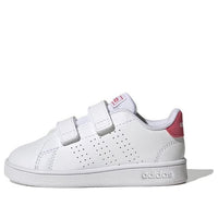 (TD) adidas Advantage Court Two Hook-and-Loop 'White Real Pink' GW6501