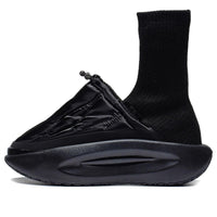 (WMNS) Li-Ning YunYou Fluffy High 'Black' AZGS146-6