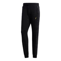 adidas neo x Pokemon Embroidered Side Printing Sports Long Pants Black FU3914