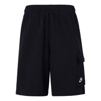 Nike Embroidered Logo Big Pocket Cargo Sports Shorts Black DD7015-010
