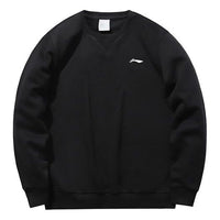 Li-Ning Essential Logo Sweatshirt 'Black' AWDPD19-12