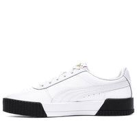 (WMNS) PUMA Carina Leather 'White Black' 370325-15