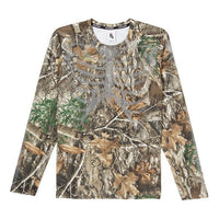 Men's Nike Long sleeve skeleton tee Halloween Limited Leaves Printing Long Sleeves Running Earth Brown T-Shirt CJ0179-237