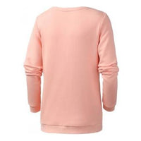 (WMNS) adidas neo CE Sweatshirt Pink/White EI4696