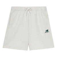 New Balance Logo Cotton Shorts 'White Green' 5VD24213-OA