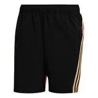 adidas Colorblock Stripe Sports Shorts Black GQ6209