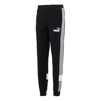 PUMA Essentials Block Sweatpants 'Black' 849576-01