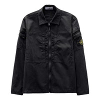 STONE ISLAND Stretch Overshirt 'Black' 791510610-V0029